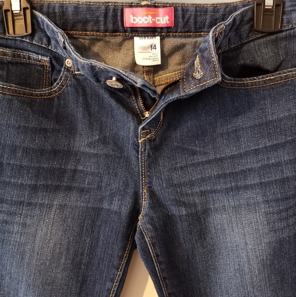 Old Navy Boot Cut Jeans Girls Size 14 - Picture 11 of 13